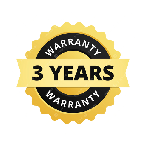+ 3 YEAR WARRANTY